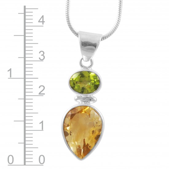 Citrine & Peridot Pendant Citrine & Peridot Pendant