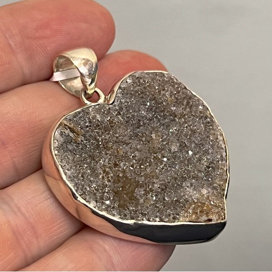 Amethyst Druzy Pendant