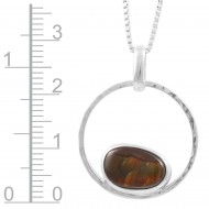 Mexican Fire Agate Pendant