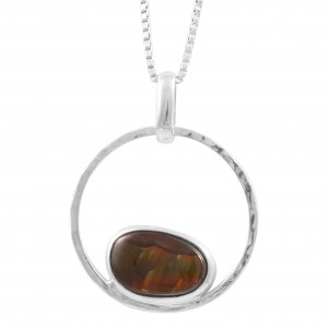 Mexican Fire Agate Pendant