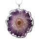 Amethyst Flower Pendant