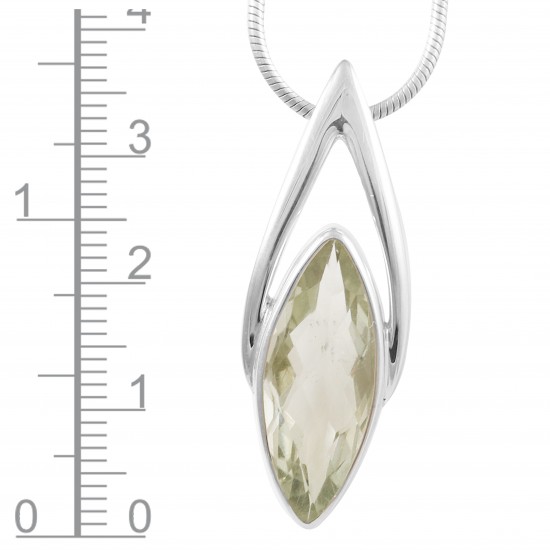 Green Amethyst Pendant