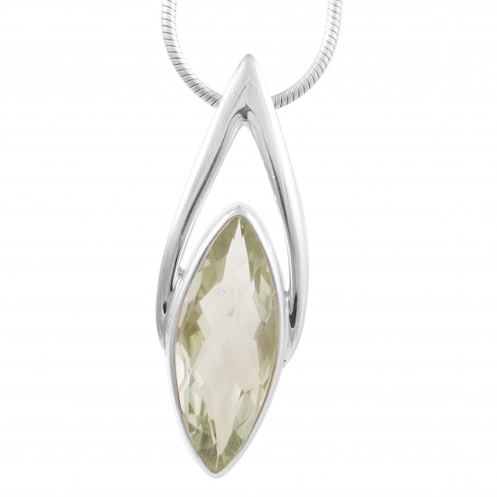 Green Amethyst Pendant