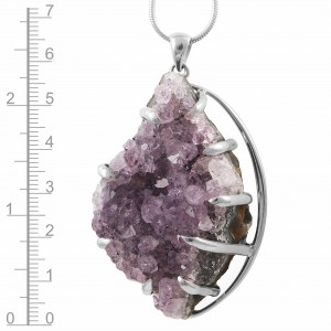 Amethyst Druzy Pendant