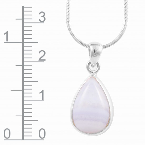 Blue Lace Agate Pendant