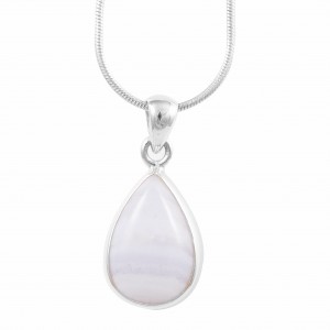 Blue Lace Agate Pendant