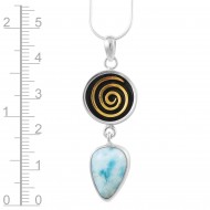 Larimar Pendant