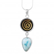 Larimar Pendant