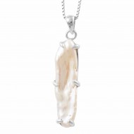 Biwa Pearl Pendant