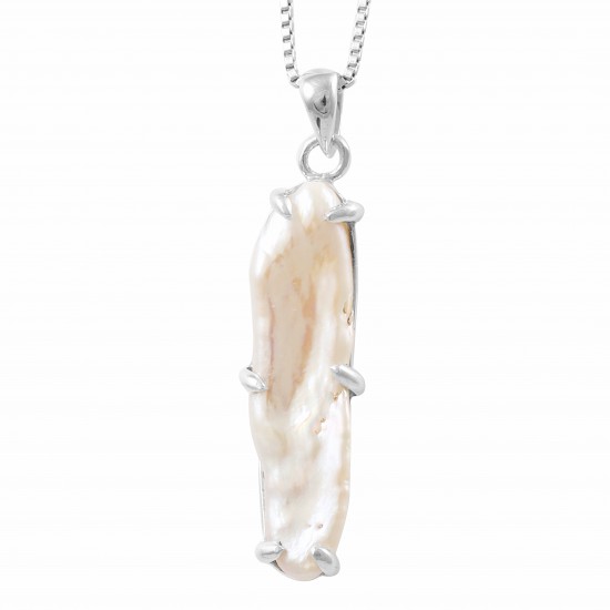 Biwa Pearl Pendant