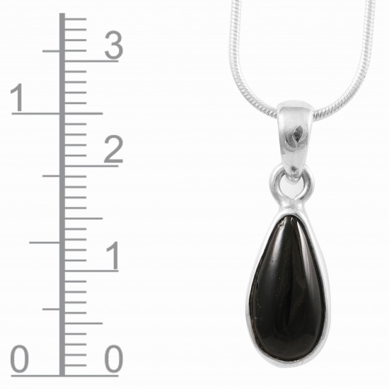 Black Tourmaline Pendant Black Tourmaline Pendant