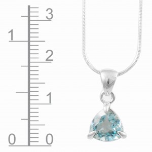 Blue Topaz Pendant