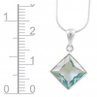Blue Topaz Pendant