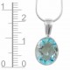 Blue Topaz Pendant