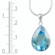 Blue Topaz Pendant