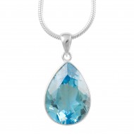 Blue Topaz Pendant
