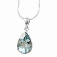 Blue Topaz Pendant