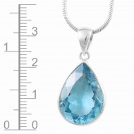 Blue Topaz Pendant