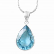 Blue Topaz Pendant