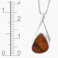 Mexican Fire Agate Pendant