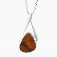 Mexican Fire Agate Pendant