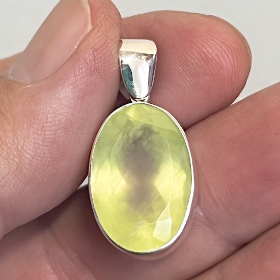 Prehnite Pendant