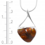 Mexican Fire Agate Pendant