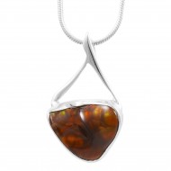 Mexican Fire Agate Pendant
