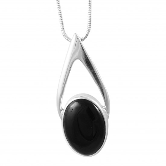 Black Tourmaline Pendant Black Tourmaline Pendant