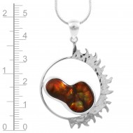 Mexican Fire Agate Pendant