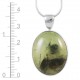 Prehnite & Epidote Pendant