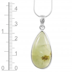 Prehnite & Epidote Pendant