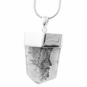 Silver Rutile Quartz Pendant