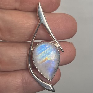 Rainbow Moonstone Pendant