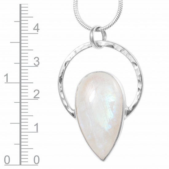 Rainbow Moonstone Pendant