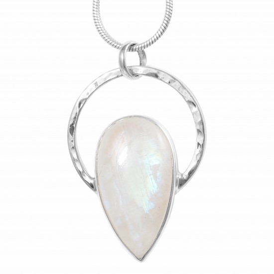 Rainbow Moonstone Pendant