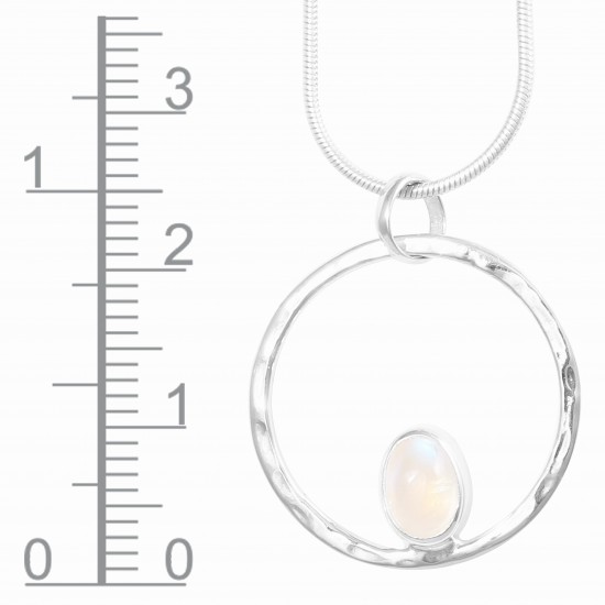 Rainbow Moonstone Pendant