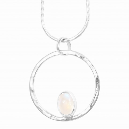 Rainbow Moonstone Pendant