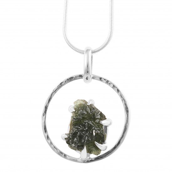 Moldavite Pendant