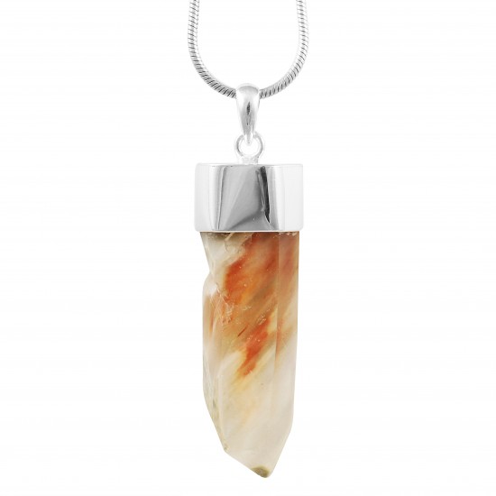 Amphibole Quartz Pendant