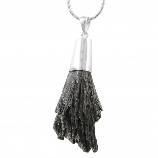 Black Kyanite Pendant