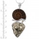 Ammonite & Pyrite Pendant Ammonite & Pyrite Pendant
