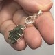 Moldavite & Herkimer Diamond Pendant