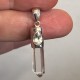 Clear Quartz & Green Amethyst Pendant