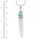 Clear Quartz & Amazonite Pendant Clear Quartz & Amazonite Pendant