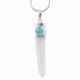Clear Quartz & Amazonite Pendant Clear Quartz & Amazonite Pendant