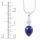 Lapis Lazuli & Quartz Pendant