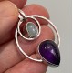 Amethyst & Aquamarine Pendant