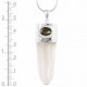 Lemurian Quartz & Moldavite Pendant Lemurian Quartz & Moldavite Pendant
