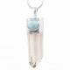 Lemurian Quartz & Larimar Pendant Lemurian Quartz & Larimar Pendant